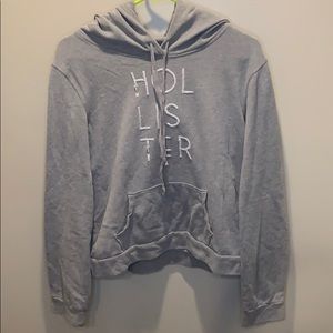 Grey Hollister hoddie